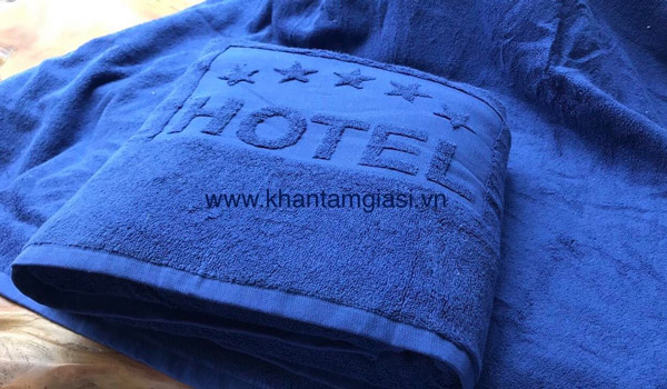 khăn tắm dệt logo khách sạn